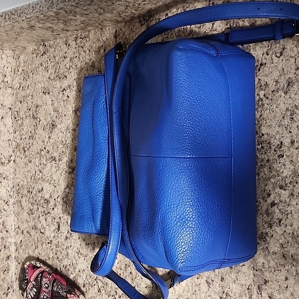 kate spade Electric Blue Leather Crossbody Bag - Picture 9 of 11